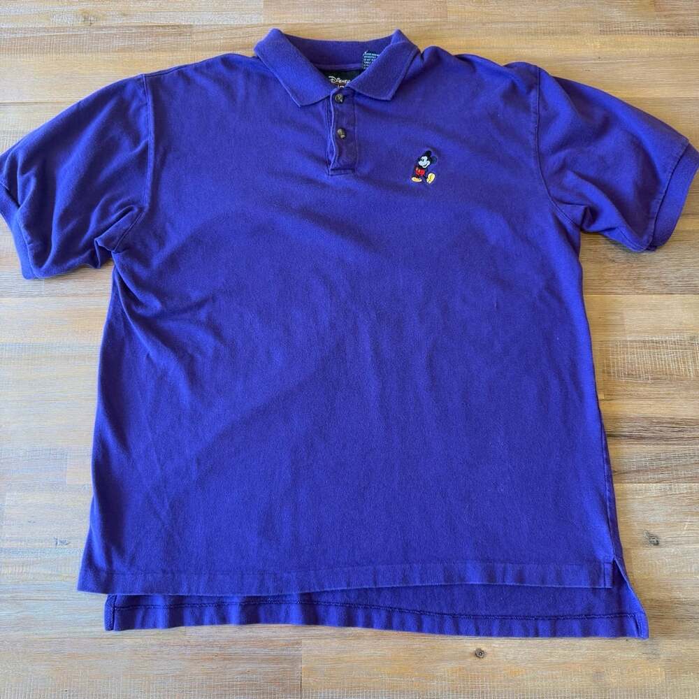 Disney Originals Mickey Mouse Polo Size L Purple